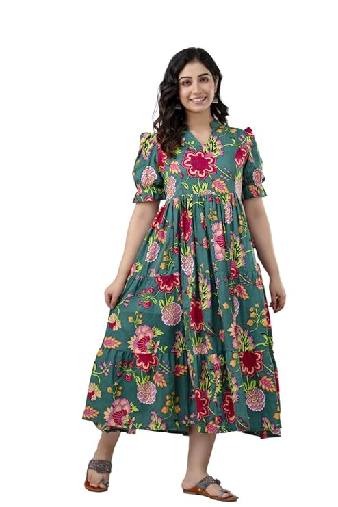 Floral Printed Maxi Dress