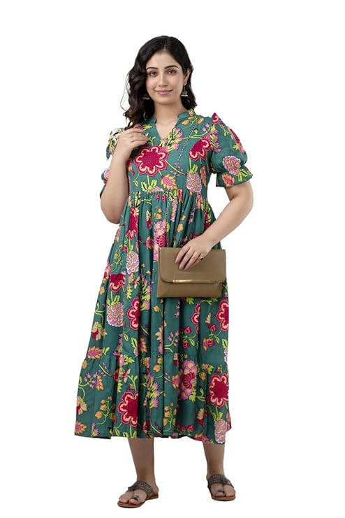 Floral Printed Maxi Dress