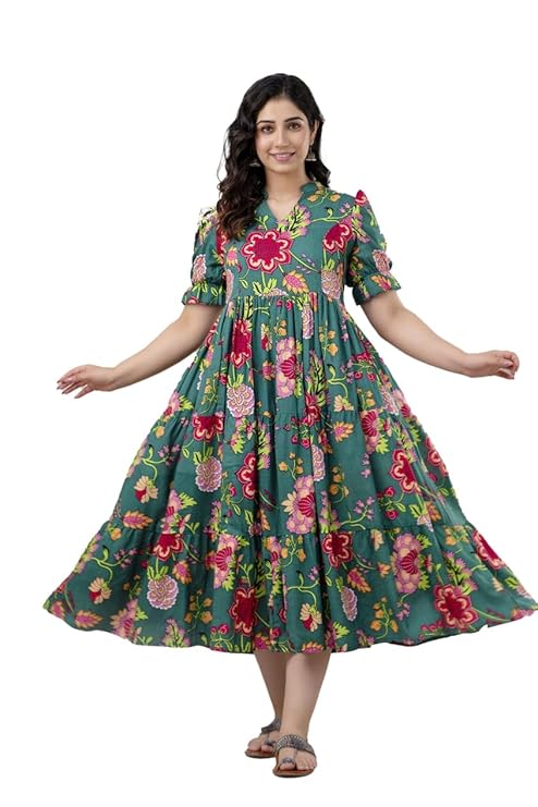 Floral Printed Maxi Dress