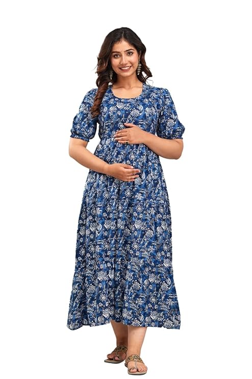 Printed Straight Kurti with Button Detailing
