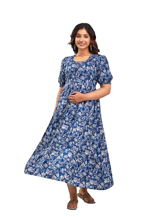 Printed Straight Kurti with Button Detailing