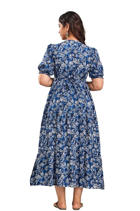 Printed Straight Kurti with Button Detailing
